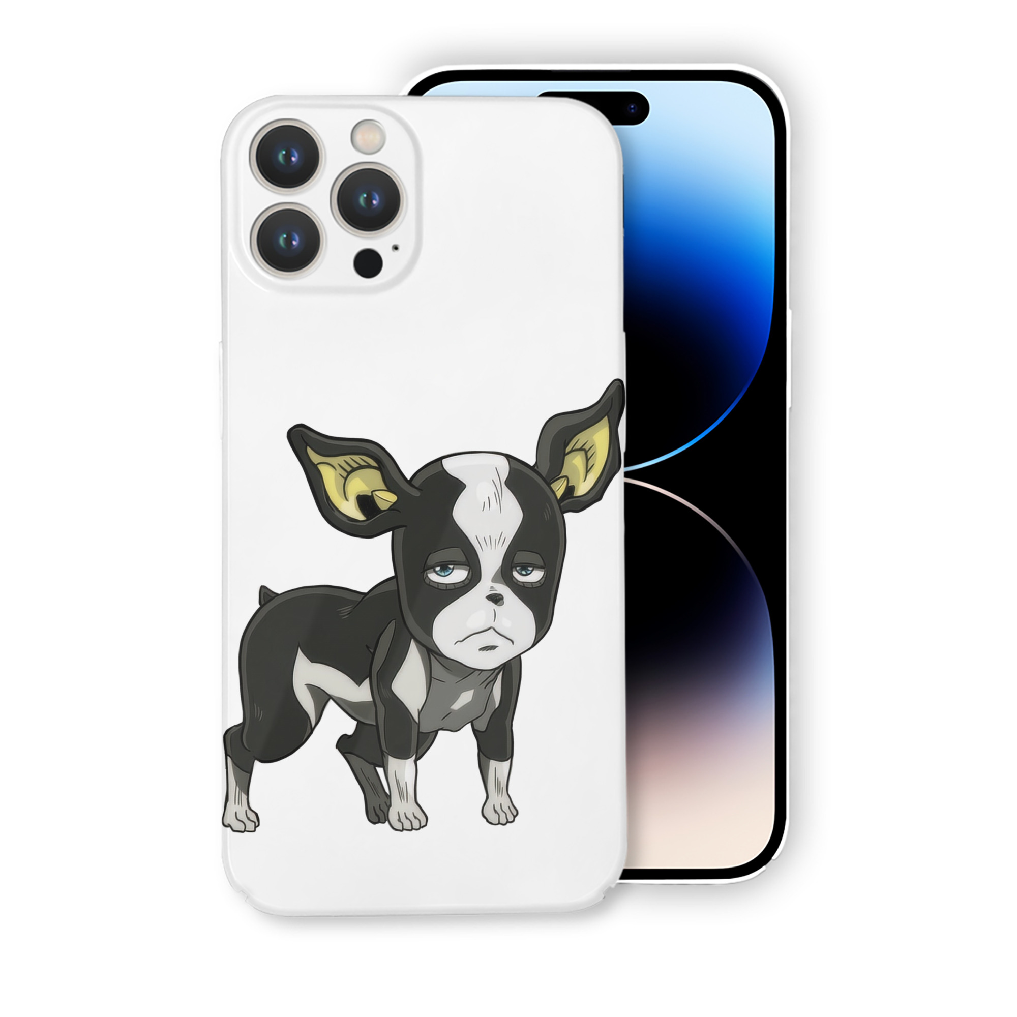 （画像用） ジョジョの奇妙な冒険 イギー JoJo's Bizarre Adventure Iggy 【iPhone 14シリーズ対応】ハードケース